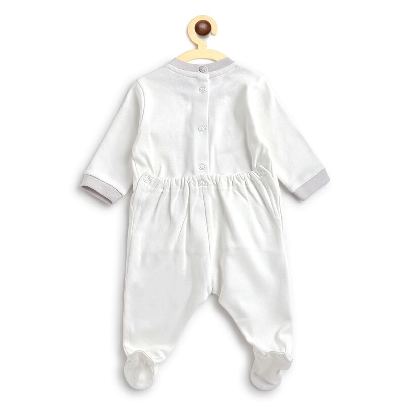 Knitted Babysuit-Back Opening image number null